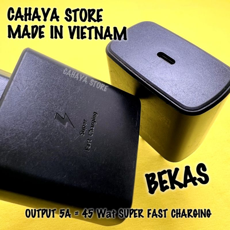 Adaptor Cas 5A M4D3 VI3TN4M 45W S4msG Galaxi For NOTE 10 NOTE 10+ Note 10 Lite Note 21 Ultra Note 22