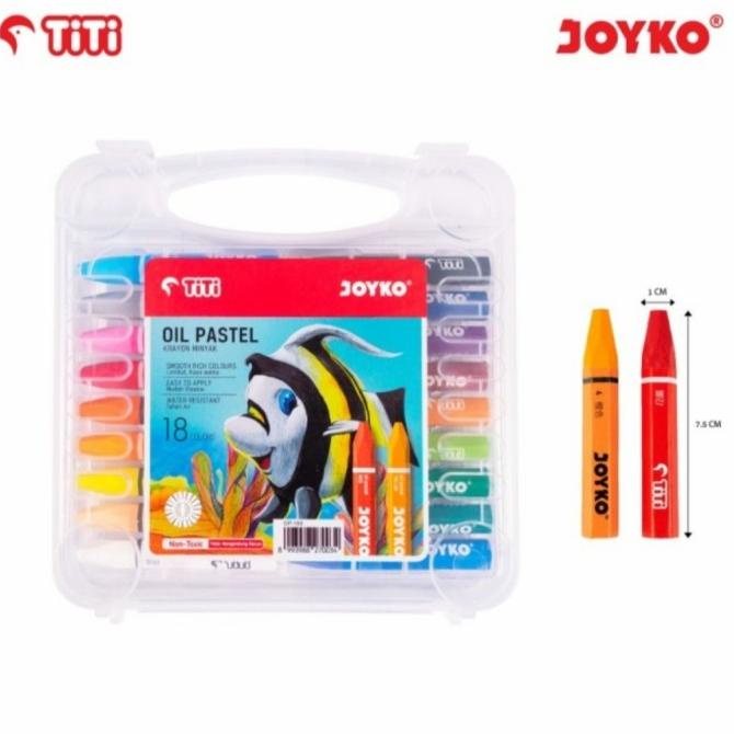 

Crayon / Oil Pastel Titi Joyko 18 Warna
