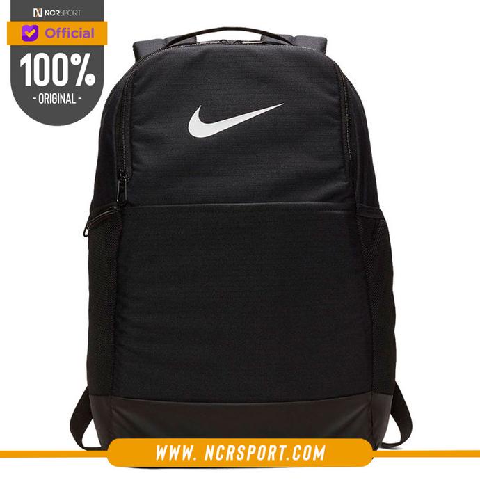 Tas Training Nike Original Nike Brasilia Medium Backpack Black Ba5954