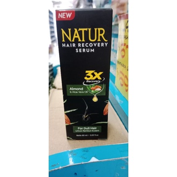Natur hair serum aloevera melembutkan rambut kering & kusam