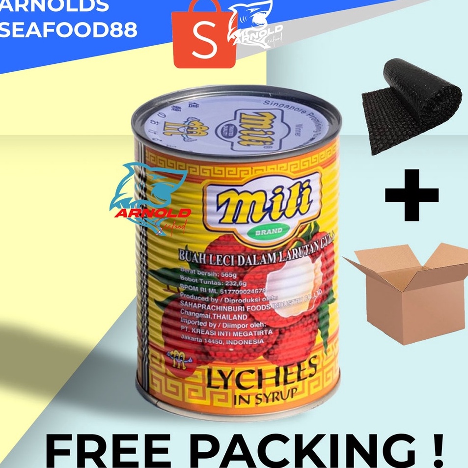 

PALING AMPUH✌️>>> MILI Lychee In Syrup 565 gr / Leci Kaleng / Kelengkeng Kaleng