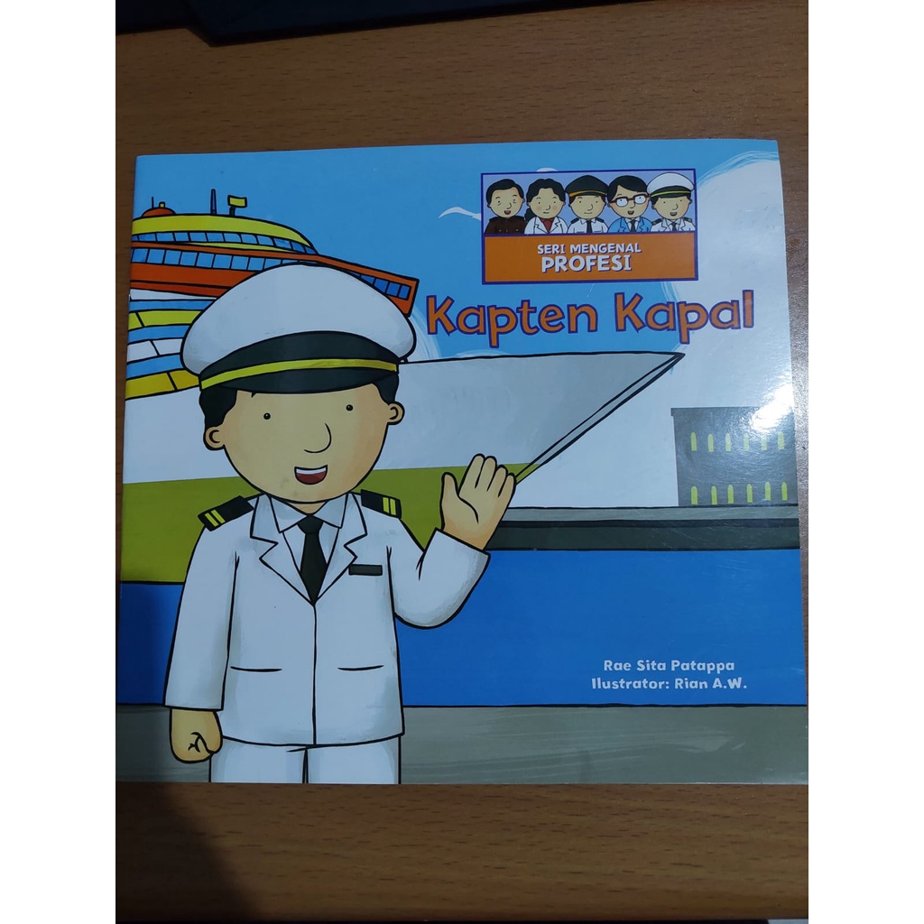 Preloved majalah seri mengenal profesi KAPTEN KAPAL