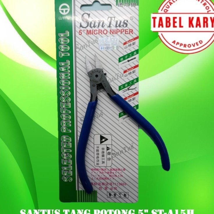 ✳Wth TANG POTONG 5" INCH MICRO NIPPER SANTUS ST-A15H ✦ (Terkini)