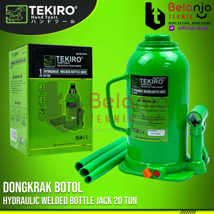 Terlaris Tekiro Dongkrak Botol 20 Ton Hidraulic Jack 20Ton