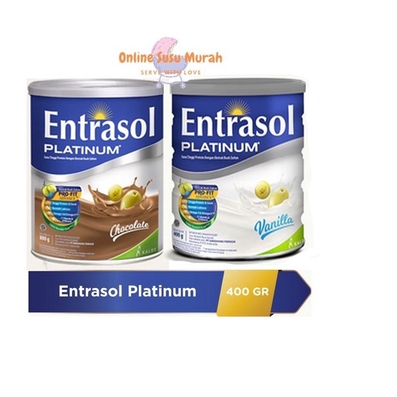 

Trx2y2Xm Entrasol Senior Platinum Vanila Coklat 400 gr