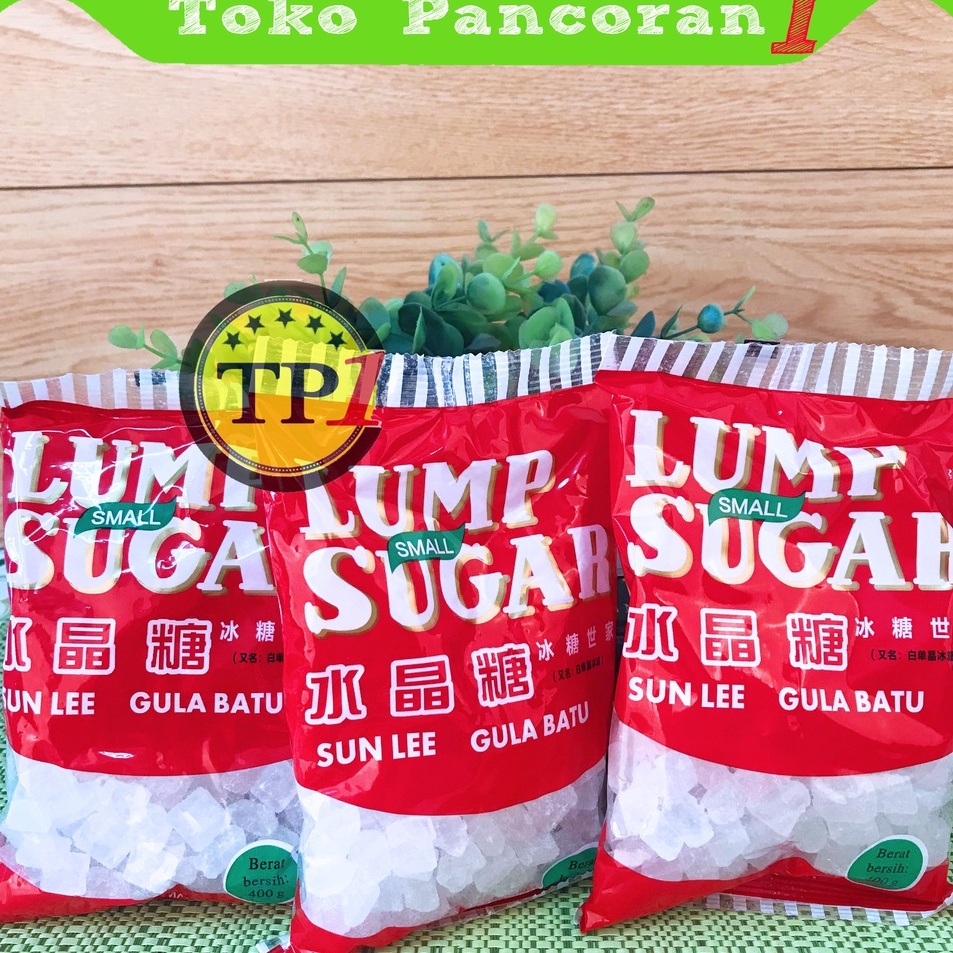 

Dijual Murah Gula Batu Kristal / Lump Sugar /Gula Batu Mili 400 Gram