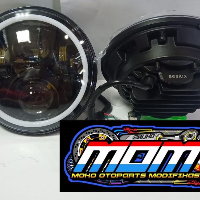 LAMPU DEPAN MOBIL JIMNY & UNIVERSAL LED 7 inch