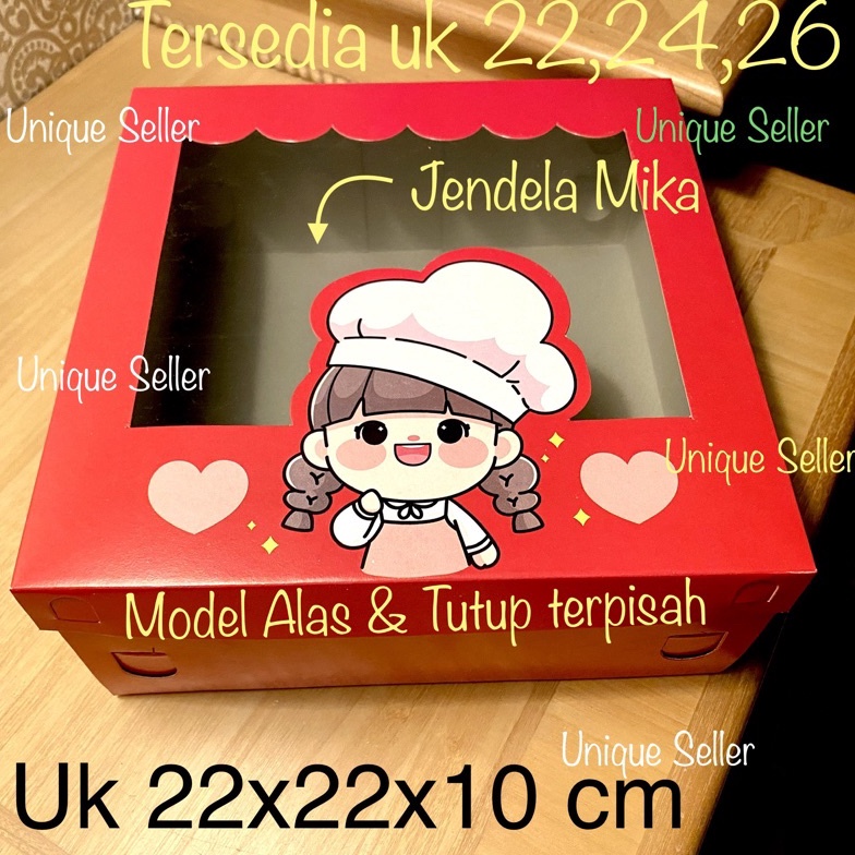 

Koleksi Terbaru.. [10 pcs] Dus Box Kotak Hampers Merah CHEF 22x22x10 isi 10 Pcs / Dus Box Kotak Lamaran 22x22 x 10 cm / Dus Box Kotak Roti Kue Tunangan Tingjing Imlek Merah Motif 22x22x10 cm / Dus Box Kotak Motif Lucu Uk 22 x 22 x 10 cm 08C