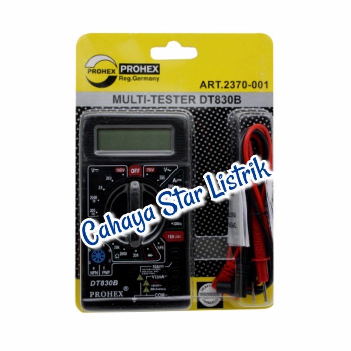 PROMO MULTITESTER DIGITAL PROHEX / MULTI DIGITAL DT830B TERMURAH