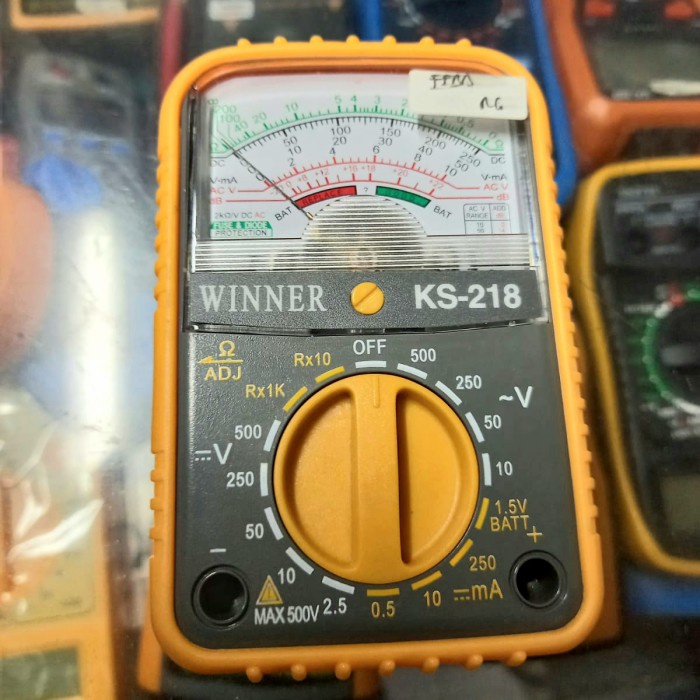 FLASH SALE!!! TANG AMPER, AVO, MULTIMETER ANALOG WINNER KS218 TERBARU