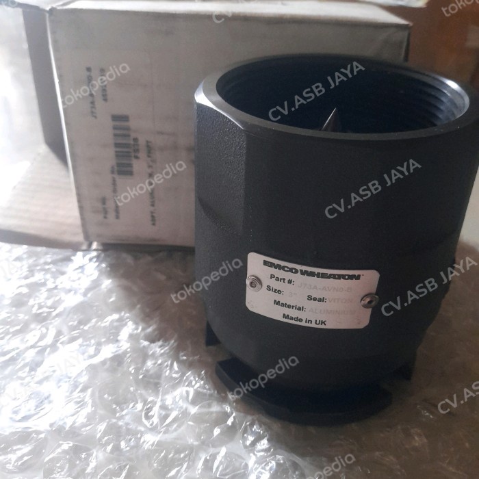 PROMO EMCO WHEATON DRY BREAK ADAPTER J73A-AVN0-B 3" INCH ORIGINAL CANADA100% TERMURAH