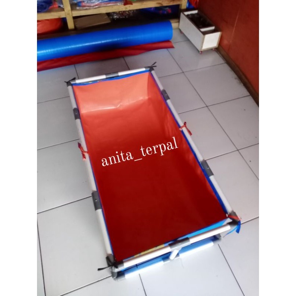 KOLAM TERPAL FULLSET + RANGKA 20010050 FREE PEMBUANGAN
