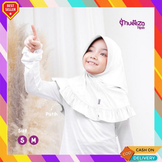 Jilbab Anak Sekolah Putih Kudung Smp Sma Madrasah Khimar Warna Terbaru Jilbab Harian/Hijab Anak Usia