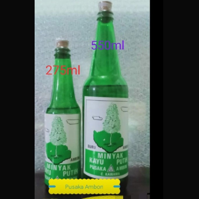 MINYAK KAYU PUTIH PUSAKA AMBON KRAMAT ORIGINAL ukuran 550ml.