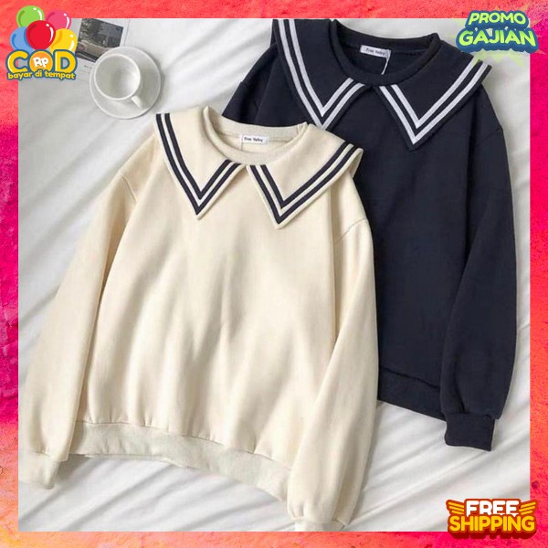 Switer Cewe Nyaman Digunakan Sweater Cewek Lucu Pakaian Hangout Remaja Kekinian Baju Swater Remaja T