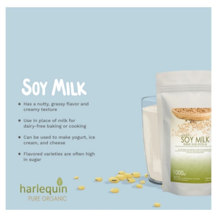 

Soy Lk Powder Organic 1000Gr (1Kg) / Susu Kedelai Organik