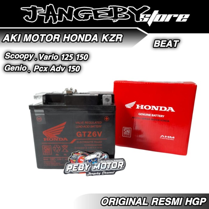 Aki Motor Honda Beat Scoopy Genio Vario 125 150 Esp Original Hgp