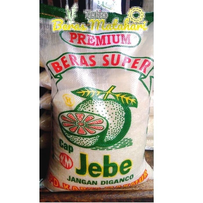 

Beras Cap Jebe Jeruk 10 Kg