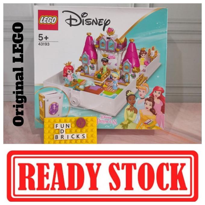 LEGO 43193 Disney Princess Ariel Belle Cinderella Tiana Story Book