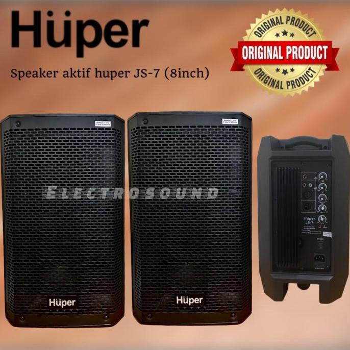 Speaker Aktif Huper 8 Inch Js 7 / Speaker Aktif Huper Js7 Original Carasmellstore