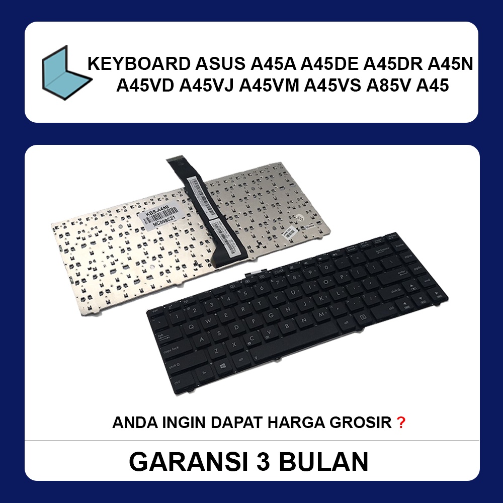 Keyboard Asus K45A K45VD K45VJ K45VM K45VS R400 R400VD