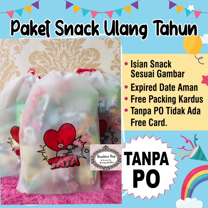 

Paket Snack Ultah / Snack Ulang Tahun / Bingkisan snack
