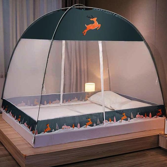 Kelambu Tenda Jumbo Anti nyamuk jaring anti nyamuk Tempat Tidur Dewasa