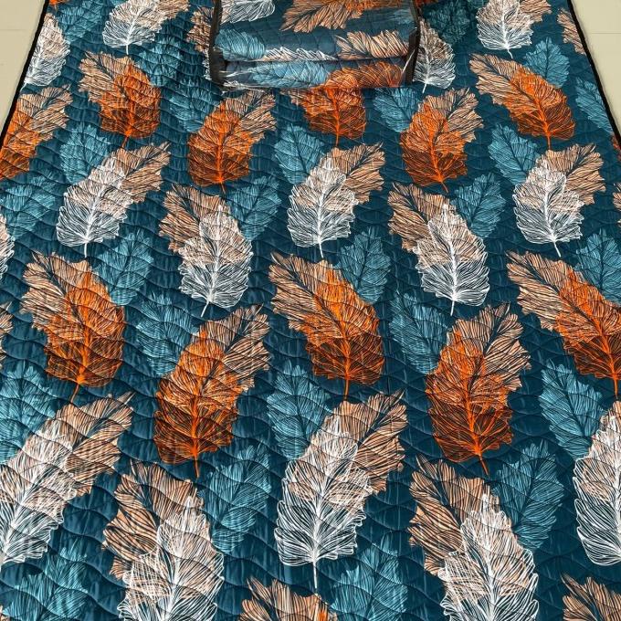 6.6 Karpet Lantai Motif Daun