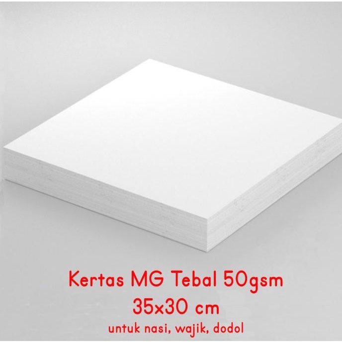 

Terbaru Mg Paper Tebal 50Gsm Kertas Nasi Laminasi Kfc 35X30