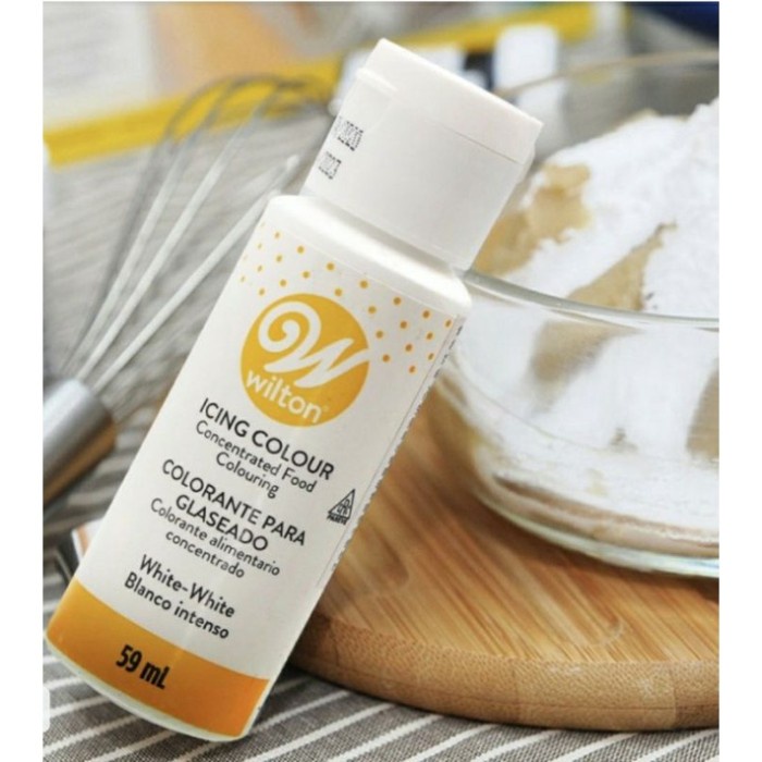 

Terlaris Colourfood Wilton Icing Colour White-White / Pewarna Makanan Putih