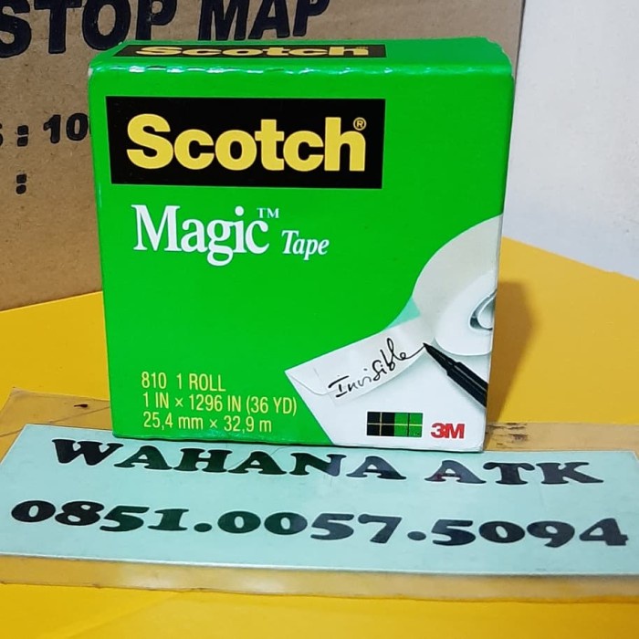 

MAGIC TAPE SCOTCH 3M 810 (1 inch x 36 yard)