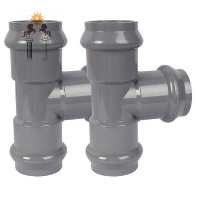 Terlaris Fitting Equal Tee / Tee Rrj (Karet- Khusus Pipa Pvc Sni