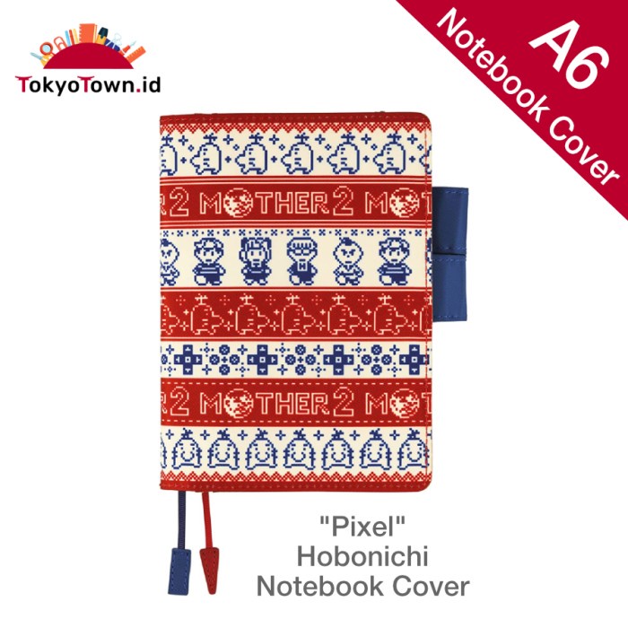 

Notebook Cover A6 Pixel Hobonichi # Midori Nintendo