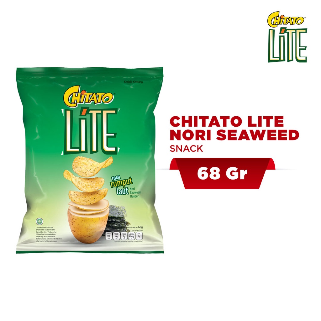 

CHITATO Lite Keripik Kentang Nori Seaweed 68 g