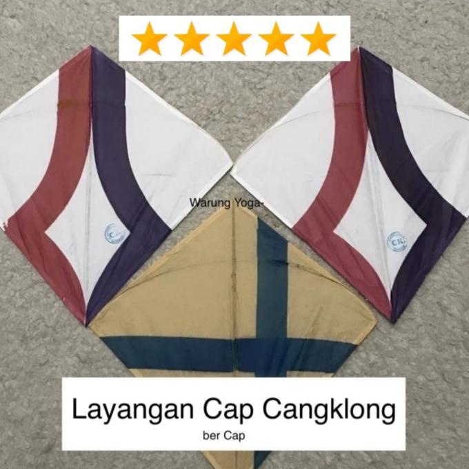 Termantab] layangan cap cangklong paket 50 pcs