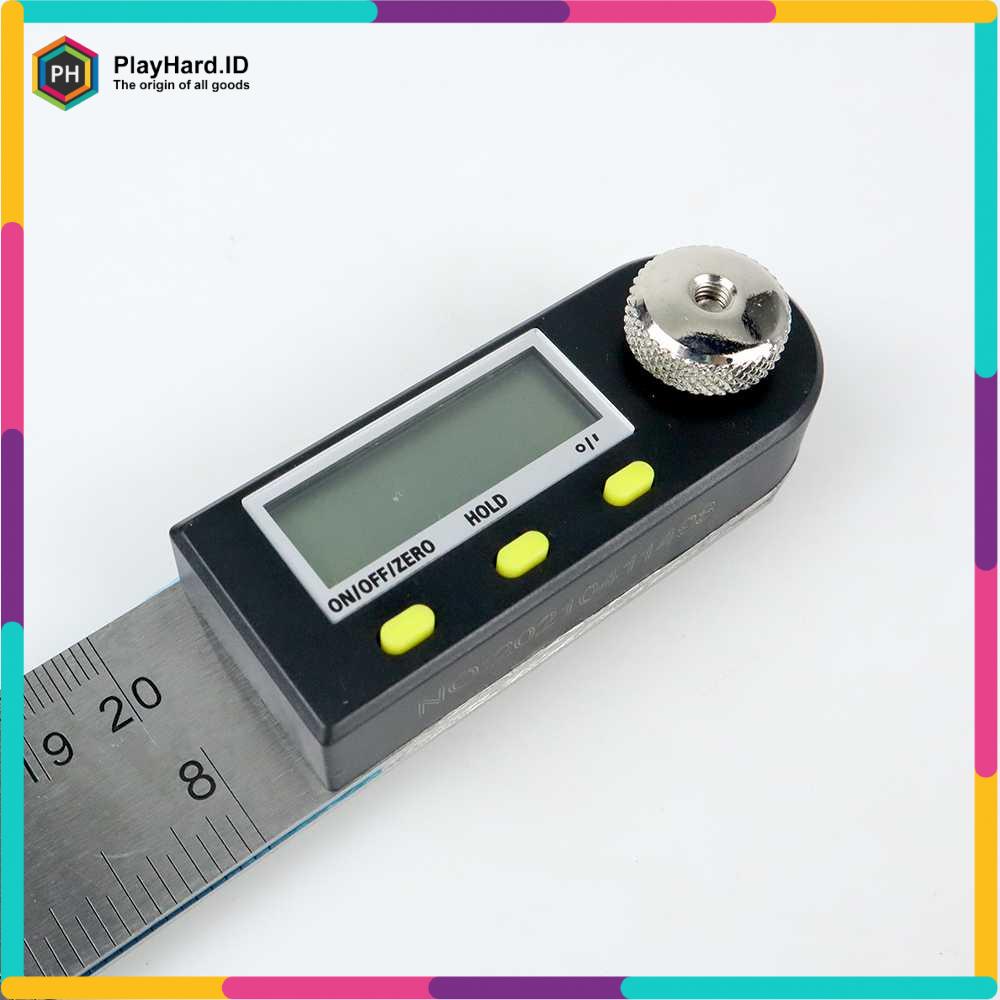

Penggaris Digital Goniometer Level Angle 20 cm
