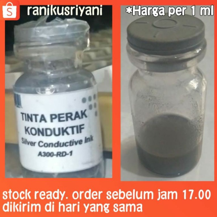 

Terbaru Silver Conductive Ink Lem Tinta Perak Konduktif Penyambung Jalur ZVG