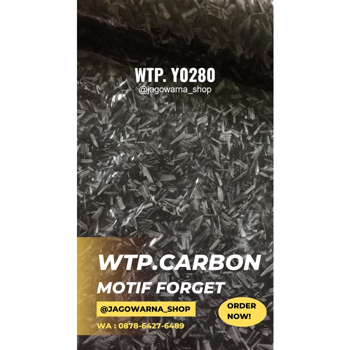 Carbon WTP 50x200 cm Water Transfer Printing Y0280 Motif forget kevlar HARGA DISKON