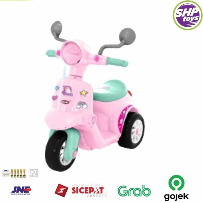 Mainan Motoran Scoopy Anak Ride On Mini Bike Shp-691