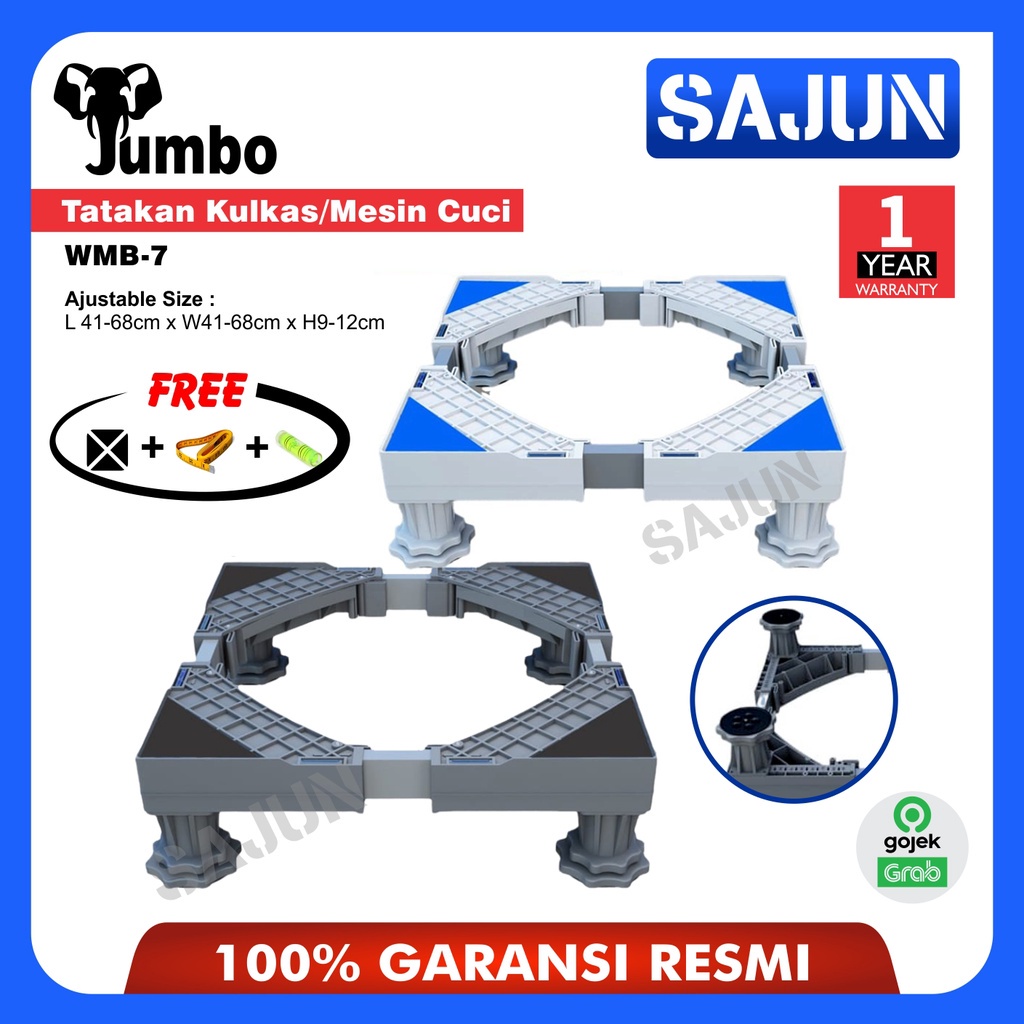 Jumbo Tatakan Kulkas Tatakan Mesin Cuci Multifunction Base Adjustable