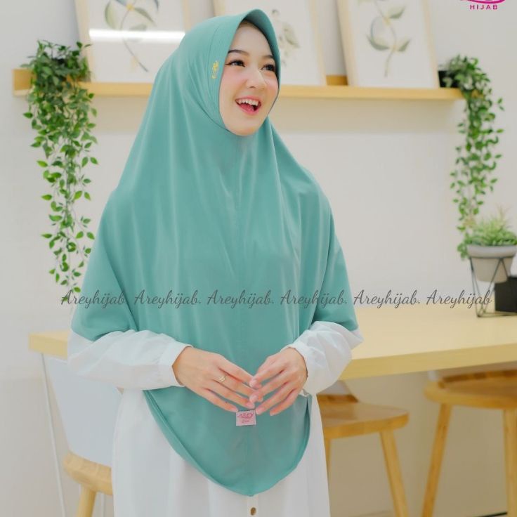 Terlaris➘ KKEDP (Original Arey) SELLY•Hijab instan•khimar syari•jilbab jumbo•Instan jersey Y92 ➱Prod