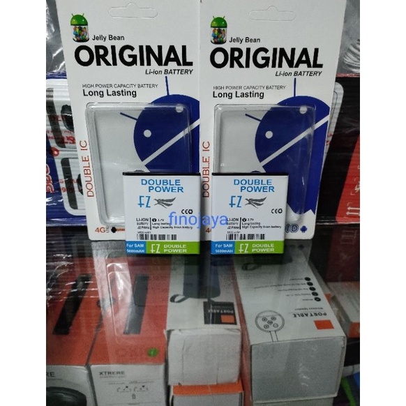 Stok Terbaru.. Baterai Dobel power fz Samsung J2 Prime J5 J3 G530 Grand Prime J2 Pro J250F J5 2015 J