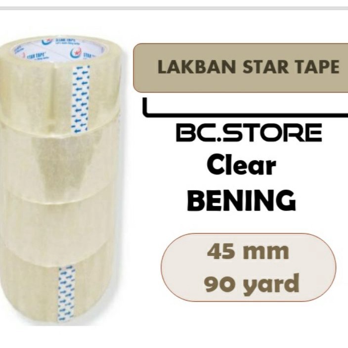 

QSQG3660㊕ LAKBAN ( 6 PCS ) CLEAR BENING (PUTIH), BENING & COKLAT LENGKET STAR TAPE KUALITAS TERBAIK MURAH 90 YARD X 45MM (2INCH) #lakban #isolasi #selotip #tapeperekat #pengikatpelengket #lakbanmurah #lakbanopp #lakbankualitasterbaik #perlengkapankanto