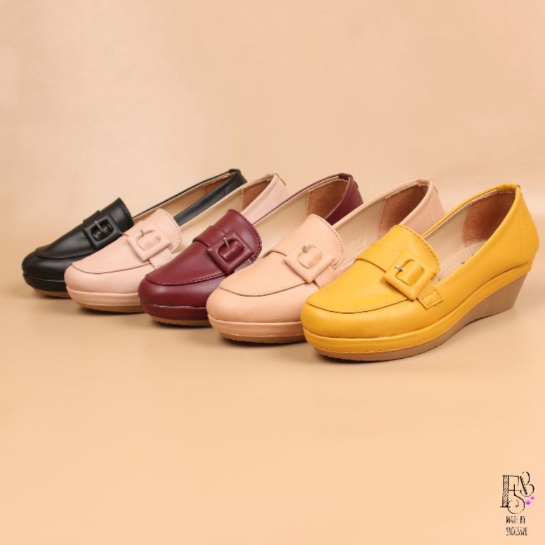 Chekout Fsb - RISTA Sepatu Wedges Wanita