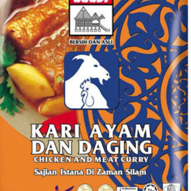 

Free Ongkir/ Kari ayam dan daging adabi 250 gram promo