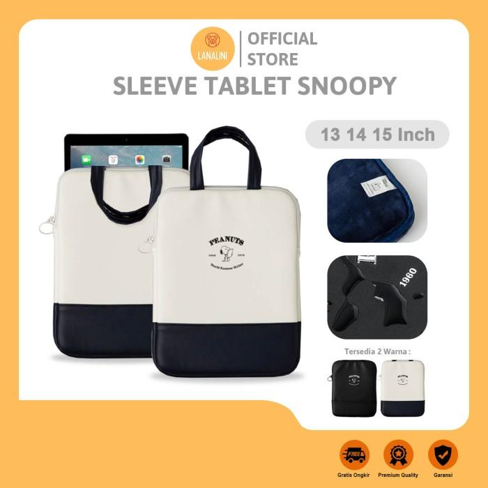 Tas Sleeve Handbag Apple Ipad Air Gen 4Th 5Th 10,9 Inci Gambar Snoopy