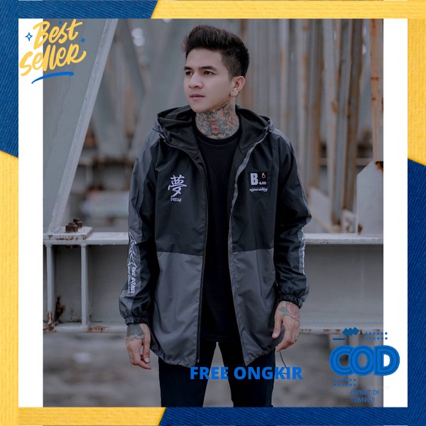 Jake Parasot Pria Terlaris Jakeet Windbreaker Ringan Saat Di Pakai Jacet Tebel Simple Jaket Fashion 