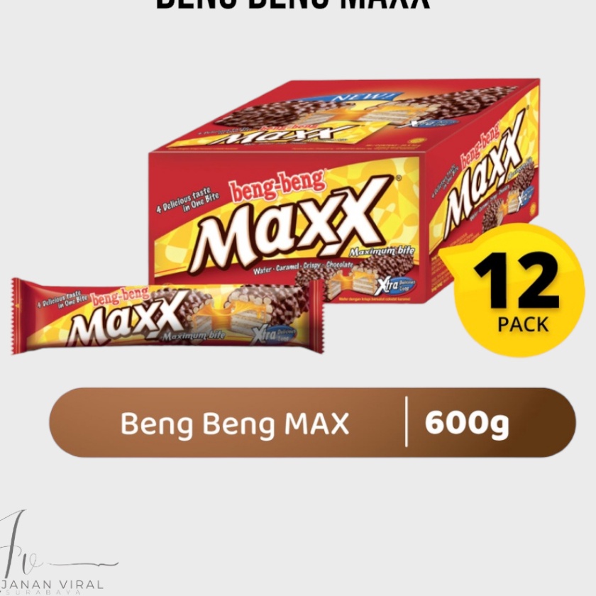 

Termurah | KI3 | Beng Beng Maxx Max 1Box Isi 12Pcs