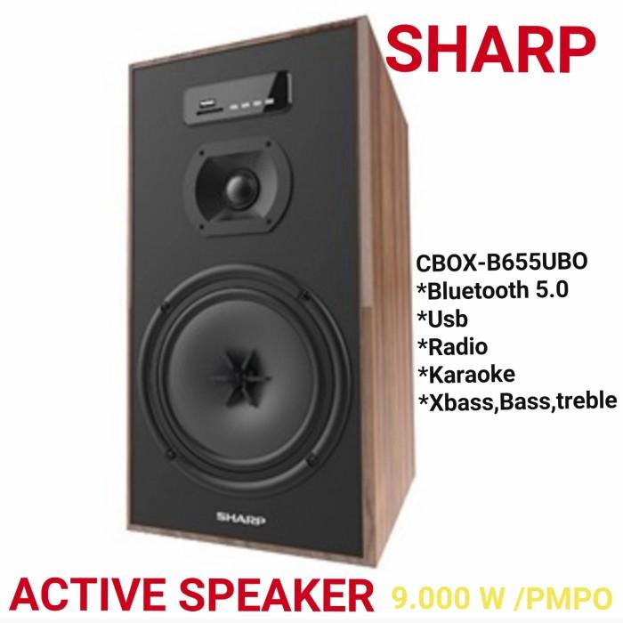Sharp Speaker Active Cbox-B655Ubo 9.000W/Pmpo