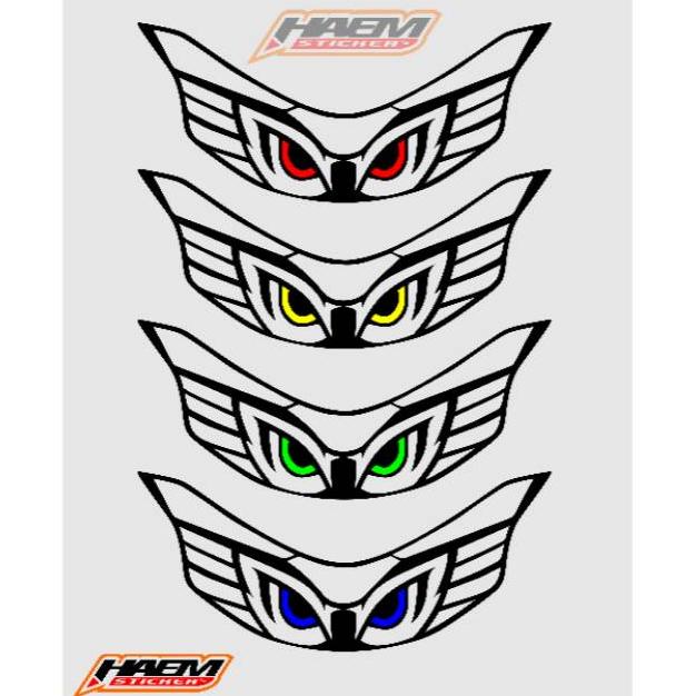 Terbaru Sticker Lampu Mata Elang Nmax Onderdil Motor Original